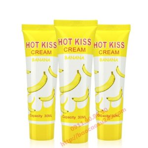 GEL BÔI TRƠN HOT KISS HƯƠNG CHUỐI BANANA THƠM TỰ NHIÊN – 30ML