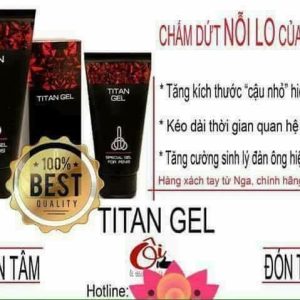 GEL BÔI TĂNG KÍCH THƯỚC DƯƠNG VẬT TITAN - NGA