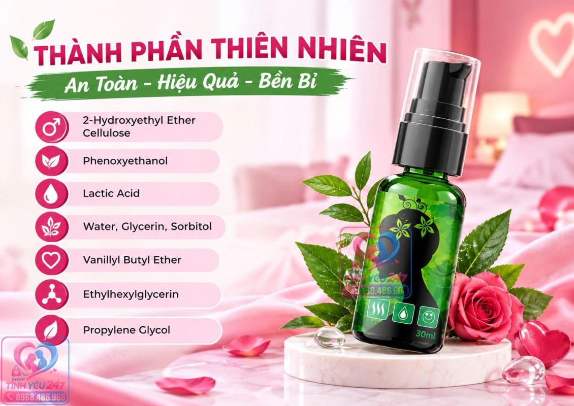 Gel bôi trơn tăng khoái cảm Passion 30ml