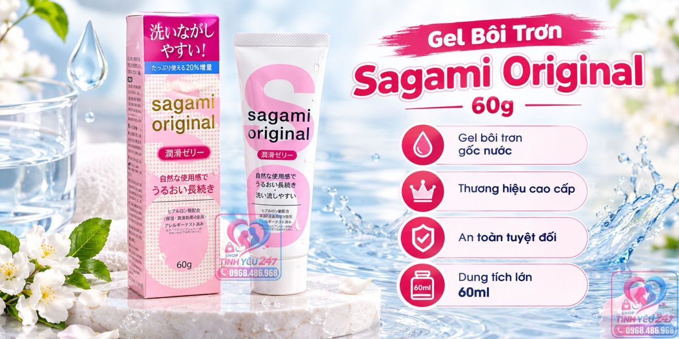 Mua Gel bôi trơn Sagami Original 60g uy tín kín đáo tại Đà Nẵng