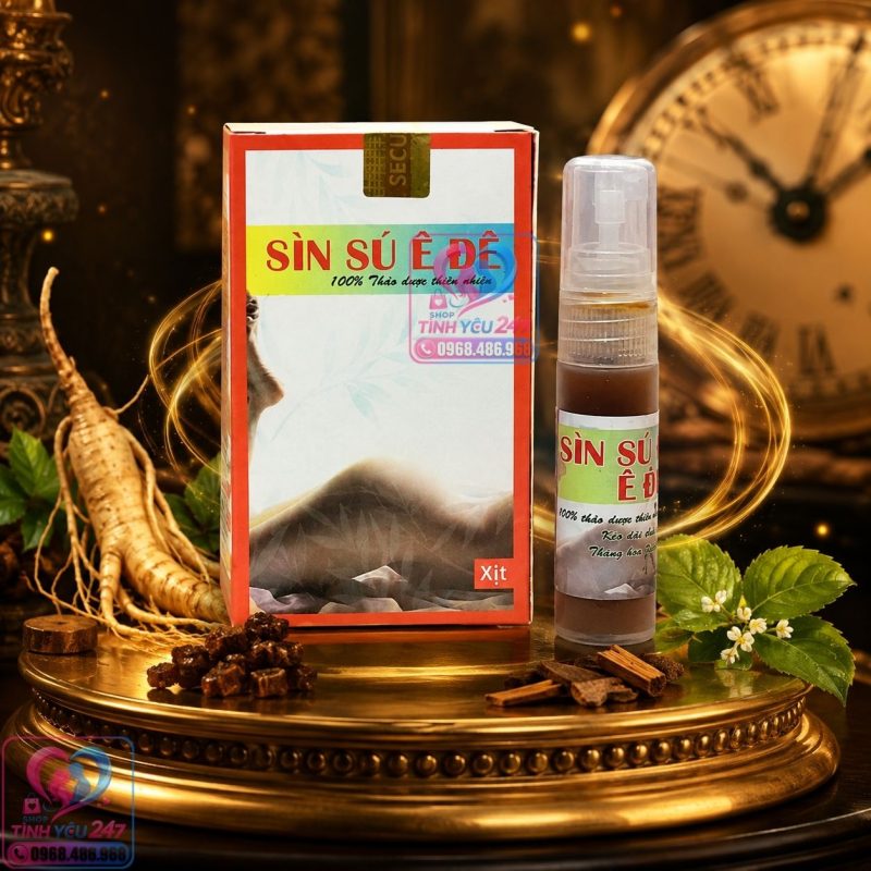 Chai xịt Sìn Sú Ê Đê giúp nam giới kiểm soát xuất tinh sớm