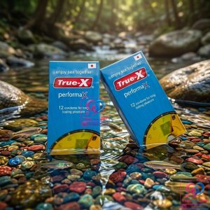 Cận cảnh lớp màng siêu mỏng tinh khiết của bao cao su True X PerforMax hộp 12 cái giúp ôm khít không sợ rách bao