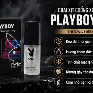 Thuốc xịt kéo dài thời gian Playboy Đen chính hãng nhập khẩu Mỹ