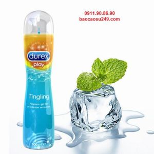 GEL BÔI TRƠN DUREX PLAY TINGLING 100ML - MÁT MẺ CHỐN PHÒNG THE