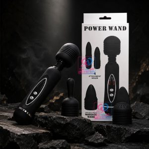 Trục lò so bẻ cong siêu linh hoạt trên chày rung 3 đầu Power Wand massage âm đạo cực mạnh
