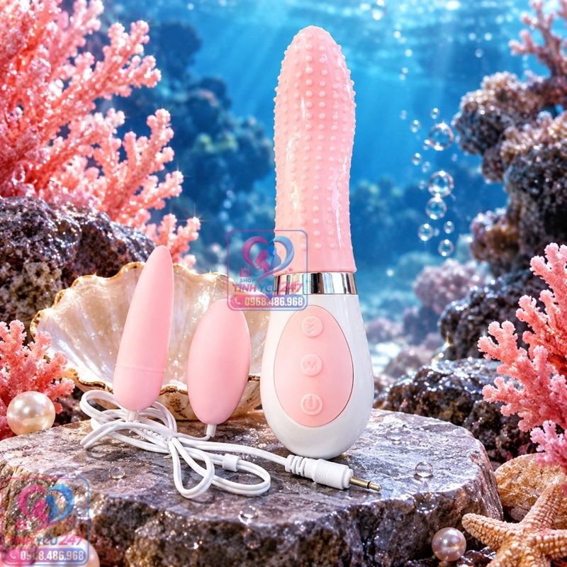 Máy rung lưỡi liếm âm đạo Mizz Zee sở hữu 7 chế độ liếm giật mơn trớn hạt đậu
