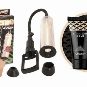 COMBO GEL TĂNG KÍCH THƯỚC TITAN GOLD VÀ MÁY TẬP DƯƠNG VẬT PENIS