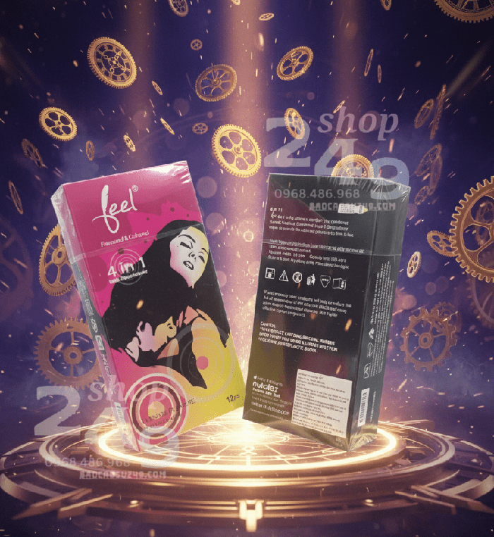 thiet-ke-chua-co-ten-15min Bao cao su Feel 4 in 1 kéo dài thời gian chính hãng