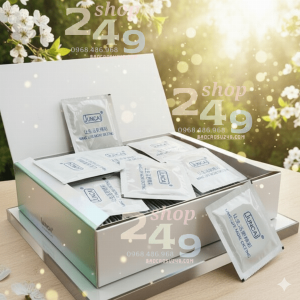 BAO CAO SU HA JUNCAI SIÊU MỎNG NHIỀU GEL BÔI TRƠN (HỘP 100 CHIẾC)