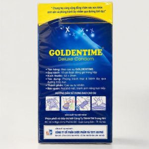 Bao Cao Su GOLDENTIME Deluxe – Chất Lượng Vàng Cho Cuộc Yêu Thăng Hoa