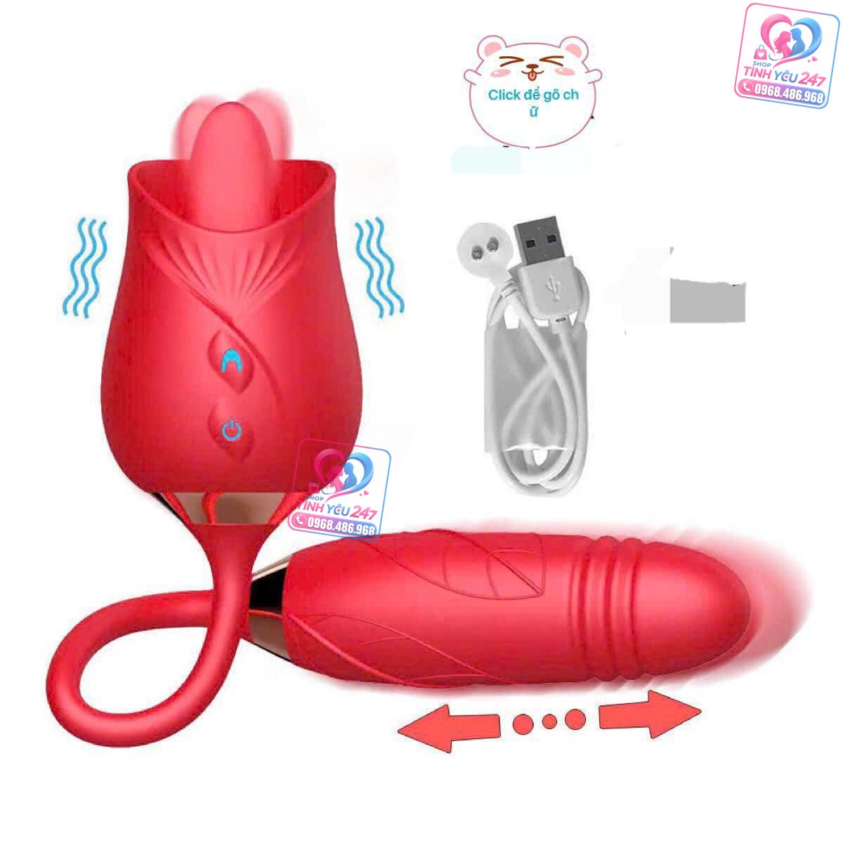 Chất Liệu Silicone Y Tế Chống Thấm Nước 100% Tuyệt Đối An Toàn đồ chơi tình dục trứng rung 2 đầu chất liệu silicone y tế kháng nước hoàn hảo