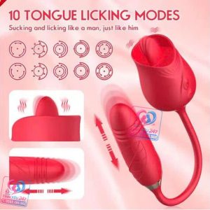 Trứng Rung Tình Yêu 2 Đầu Liếm Hút Và Rung Thụt Thiết Kế Đột Phá