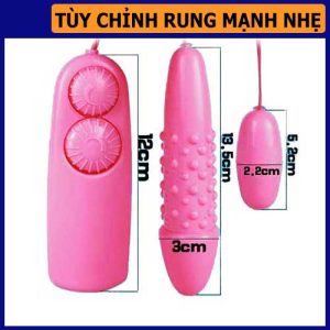 CÀ NA 2 TRỨNG GAI LỚN HÌNH DƯƠNG VẬT - RUNG NHẸ ĐẾN MẠNH