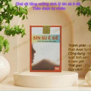 Chai Xịt Sìn Sú Ê Đê – Bí Quyết Kéo Dài Thời Gian Quan Hệ