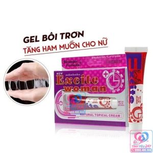 gel bôi trơn tăng khoái cảm nữ Excite Woman tuýp 20ml nhập khẩu chính hãng