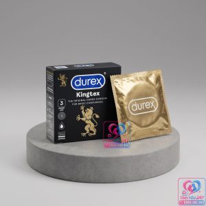 Bao cao su Durex Kingtex hộp 3 cái hỏa tốc