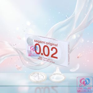 Bao cao su Sagami Original 0.02mm siêu bền dẻo dai