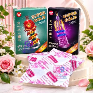 bao cao su Super Gold hộp 2 cái