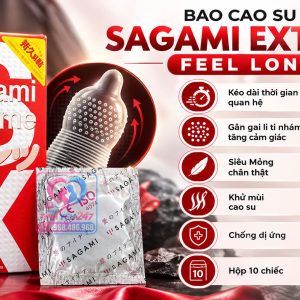 Hướng dẫn dùng Bao cao su Sagami Xtreme Feel Long an toàn