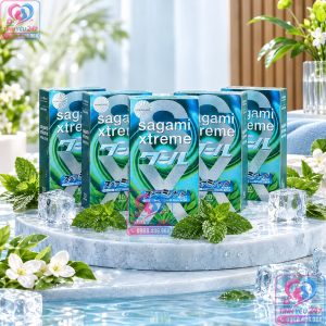 bao cao su Sagami Xtreme Spearmint hộp 10 cái