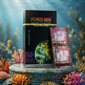 power men long shock type tích hợp gel bôi trơn và benzocaine 5%