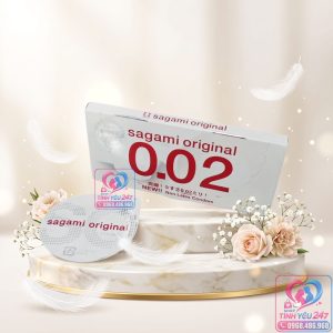 Bao cao su Sagami Original 0.02mm chính hãng Nhật Bản
