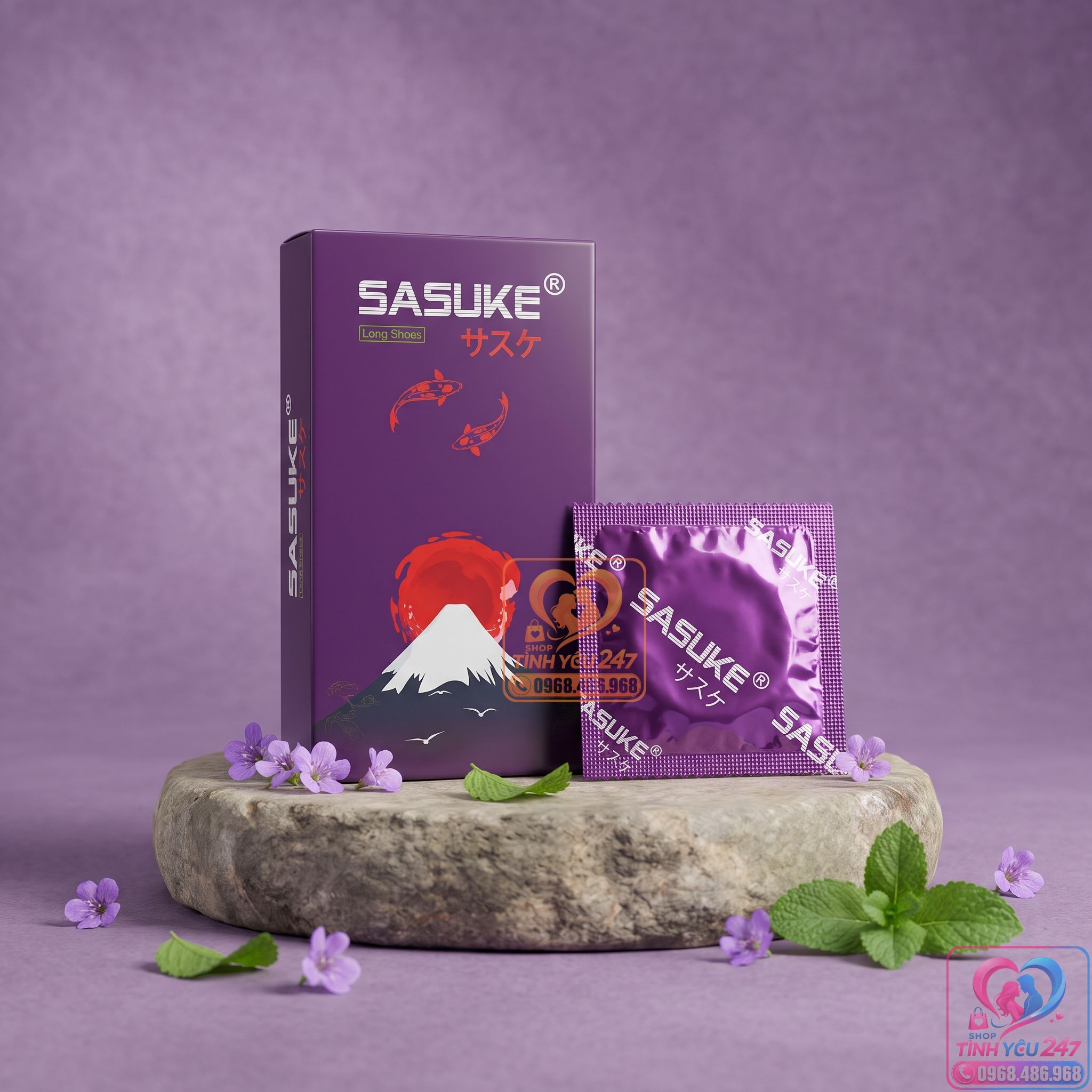 Thành phần an toàn của bao cao su Sasuke Long Shock Bao cao su Sasuke Long Shock cao su thiên nhiên Latex