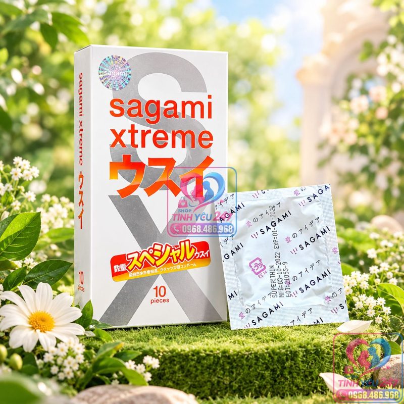 Bao cao su Sagami Xtreme Super Thin chính hãng Nhật Bản