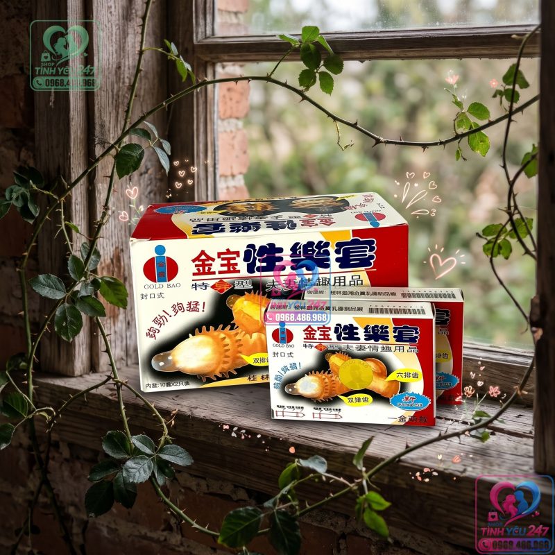 Bao cao su Gold Bao chính hãng kích thích điểm G mãnh liệt