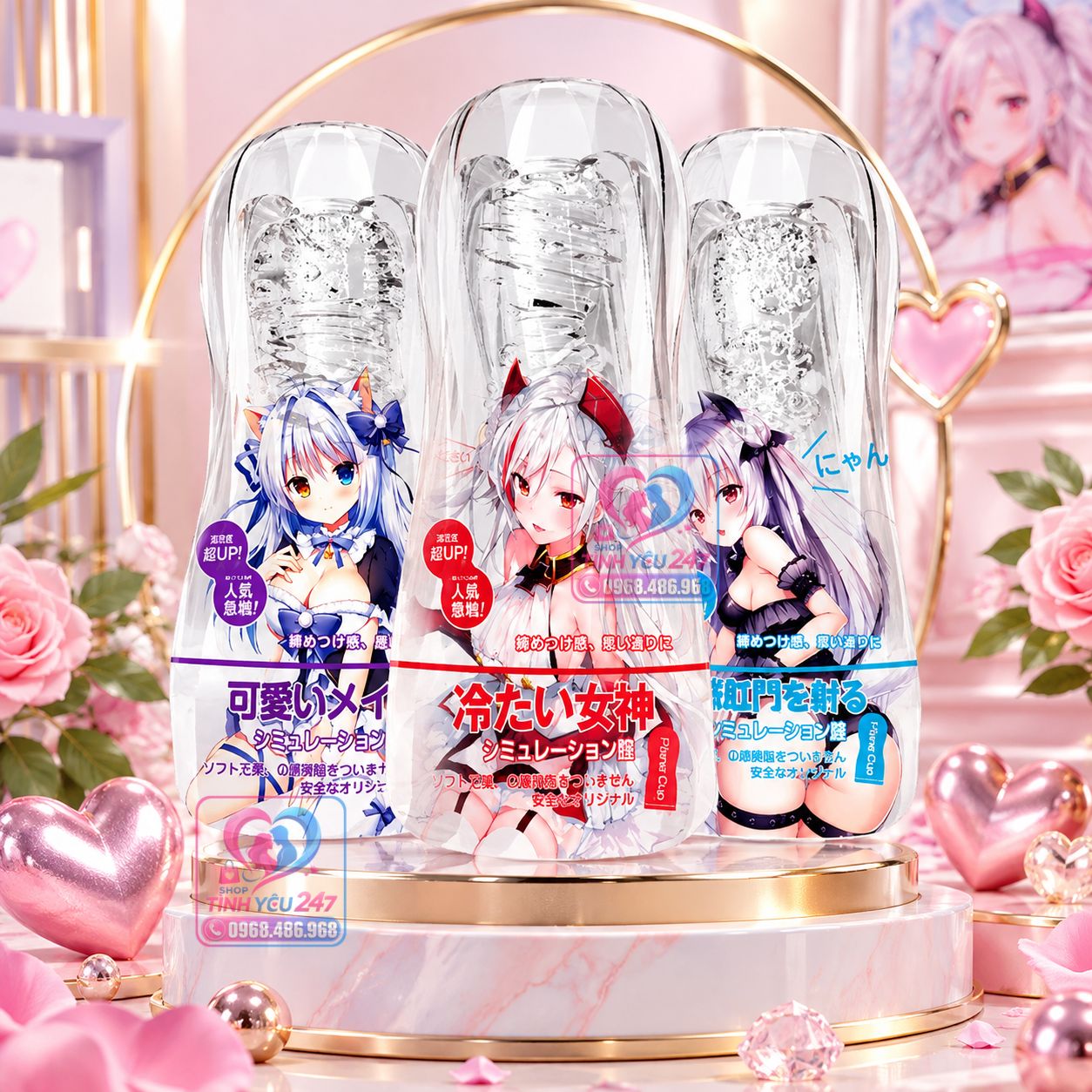 Hướng dẫn vệ sinh âm đạo trong suốt Anime Phyair Âm đạo trong suốt Anime Phyair cách rửa và bảo quản bằng phấn rôm