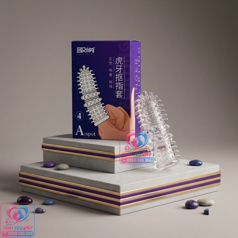 đồ chơi tình yêu ngón tay đôn dên gai bi đóng gói kín đáo giao nhanh