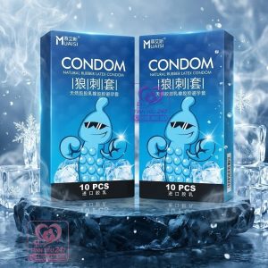 Bao cao su gai Muaisi Cooling hộp 10 chiếc siêu mỏng trơn