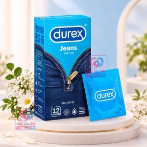 Bao cao su Durex Jeans 12 cái giúp cuộc yêu mượt mà giảm đau rát