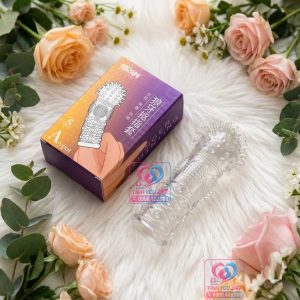 bao cao su đôn đeo ngón tay gai râu silicon thiết kế gai râu bi nổi kích thích điểm G