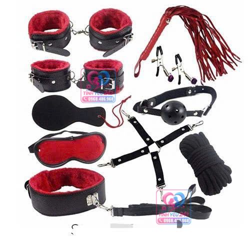 Bộ combo đồ chơi BDSM 10 món cao cấp thiết kế sang trọng cho cặp đôi