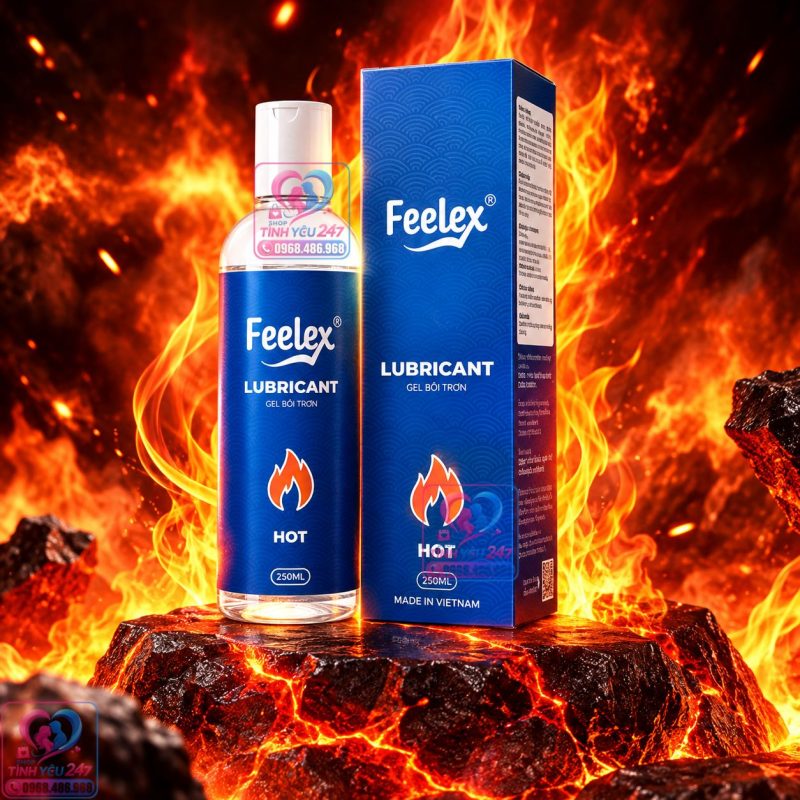 gel bôi trơn chống khô hạn đau rát feelex hot đóng gói kín đáo
