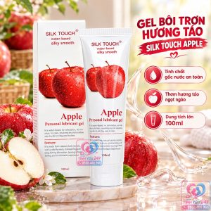 Gel bôi trơn vị táo Silk Touch đóng gói kín đáo giao nhanh 24/7