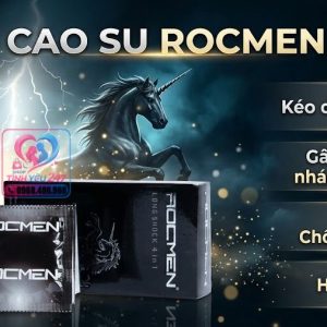 Bao cao su Rocmen Long Shock 4 in 1 hộp 12 cái an toàn sức khỏe