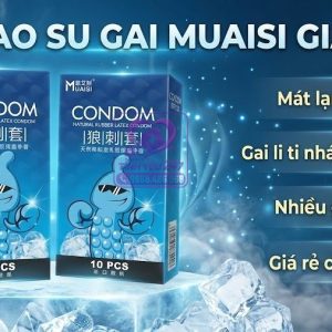 Bao cao su gai Muaisi Cooling hộp 10 chiếc chính hãng